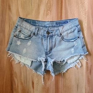 Denim Cutoff Short